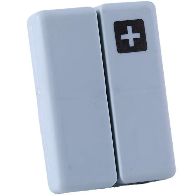 Четырехцветные складные капсулы портативная удобная компактная Магнитная складная коробка для хранения лекарств с 7 отделениями