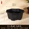Resina - Diametro 22 cm, diametro 10 cm, altezza - nero intenso