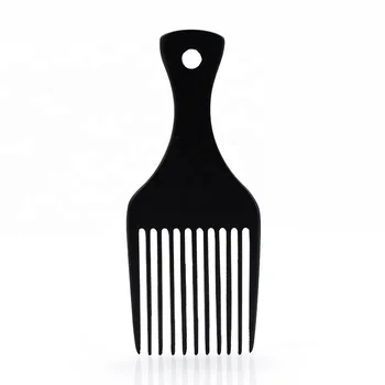 New product women salon hair pick comb black color men natural wooden afro beard comb for travel