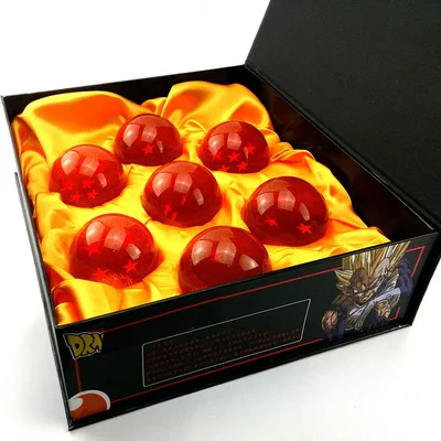 Children Toy New Gift Box Set of 7pcs Dragon Ball Z 43mm/1.6 Stars Crystal Ball 