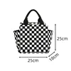 Black and white checkered