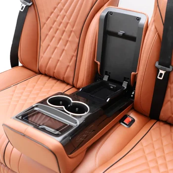 Enhance Your Toyota MVP Vito GL8 with Genuine Leather Car Seat Bed Luxury Car Seat Covers Set
