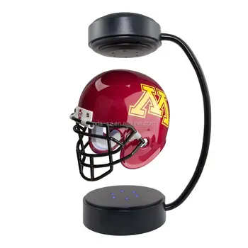 floating football helmet lamp Sports Update your collection when you put this Alabama Crimson Tide hover helmet on display 360 Rotating Magnetic Levitation Football
