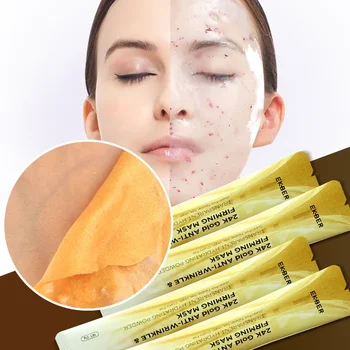 Private Label Ekber Natural Skin Care Face Cleansing Whitening Peel Off Facial Rubber Hydrojelly Jelly Mask Powder Wholesale