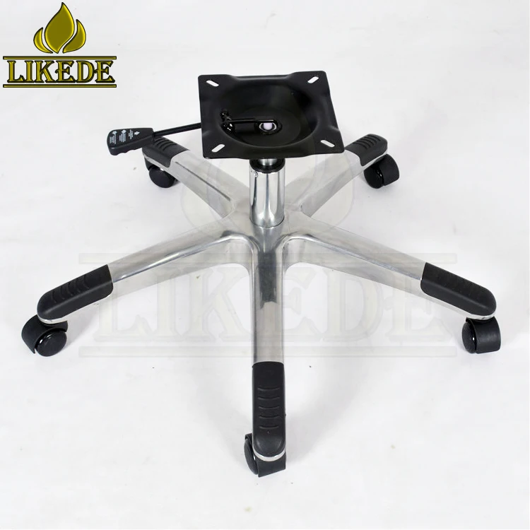 Aluminum Swivel Plate Chair Base Furniture Legs for Lounge Chair Turned Chair Parts With Swivel Function