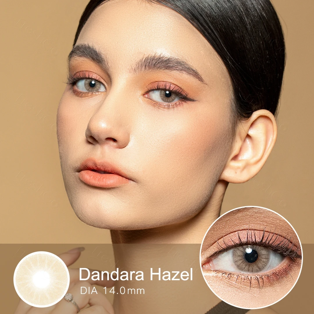 HOT BTS New look  color contact lens beautiful style wholesale yearly disposable colored eye contact lenses