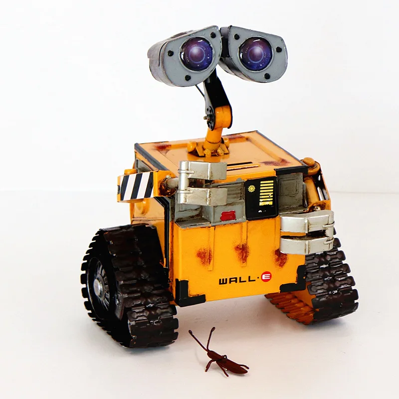 Vintage Iron Model Wall-e Walle Decorative Metal Robot Decorations ...