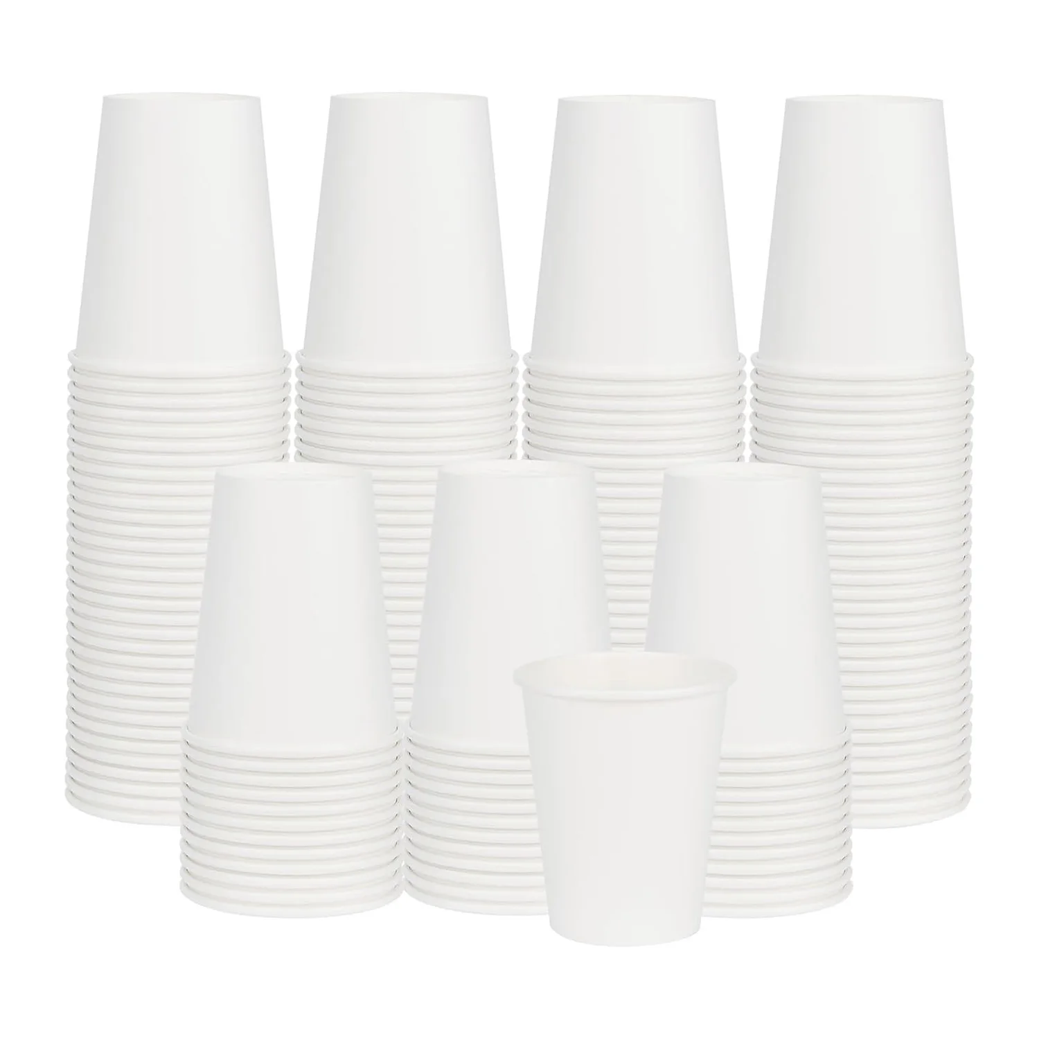 Disposable Custom 16oz 12oz 8oz Printed Paper Cups with Logo for Commercial Use Double Wall Paper Cups