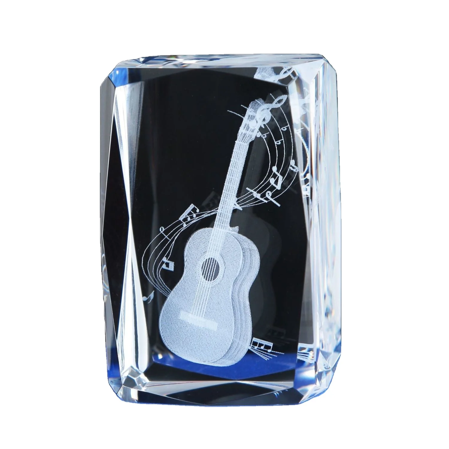 New Arrival 3D Laser Crystal Music Theme Souvenir Gift For Piano Violin Saxophone Performance