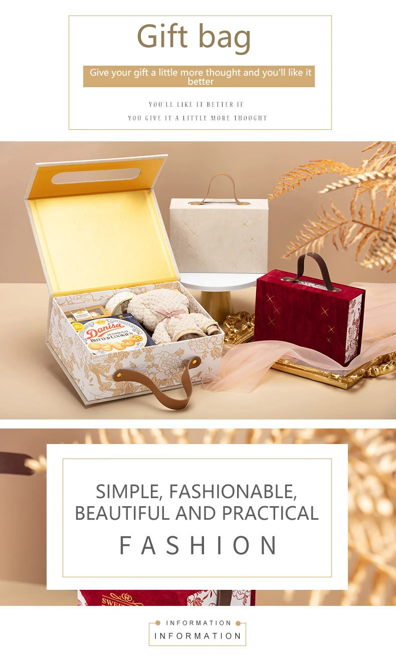 2023 Wholesale Hot Selling Luxury Gift Paper Box Snacks Birthday Paper