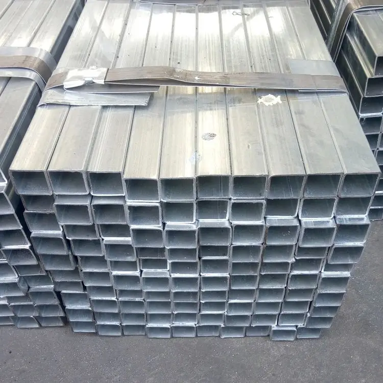 ASTM DIN GB JIS Square Galvanized Steel Tube Galvanized Pipe Rectangular Pipe