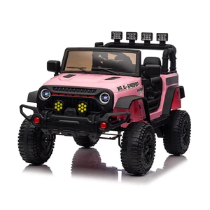 Kids Ride on Cars off Road pink Girls Eva 4x4 Children Electric Vehicle