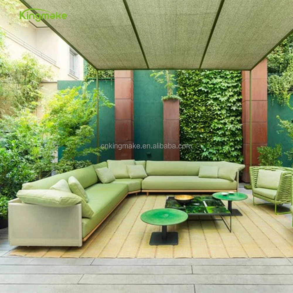 Modern Garden Sets For Hotel Patio Sofa Patio Furniture Powder Coating