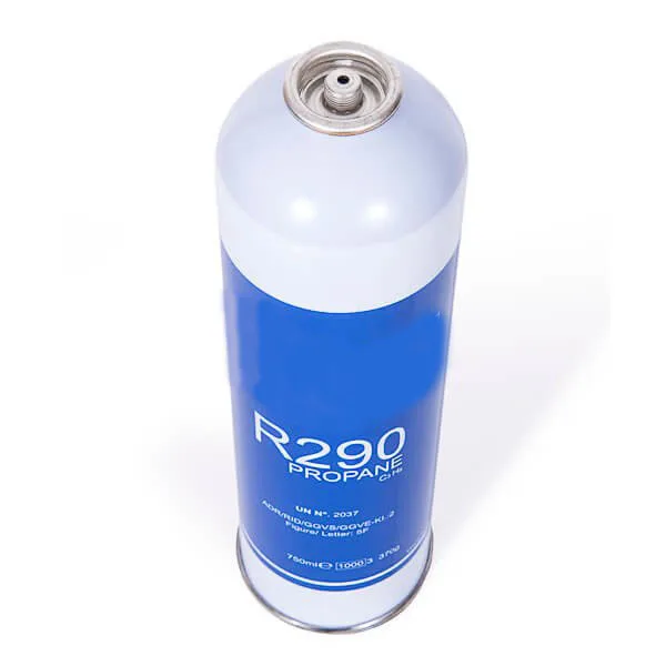 R290 Can Packing Replace R34 Non Florine Propane Refrigerant Gas R290 R600