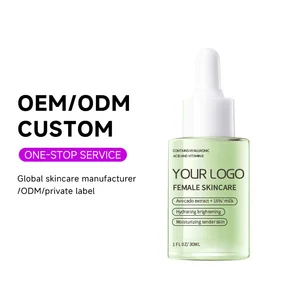OEM ODM Moisturizing Whitening Brightening Serums Face Skin Care Niacinamide Acid Female Skin Care Essence Liquid Facial Serum