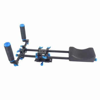 Best Price for YELANGU D2 Portable Filmmaker System DSLR Shoulder Rig With Camera Mount Slider and Dual Handgrip product image
