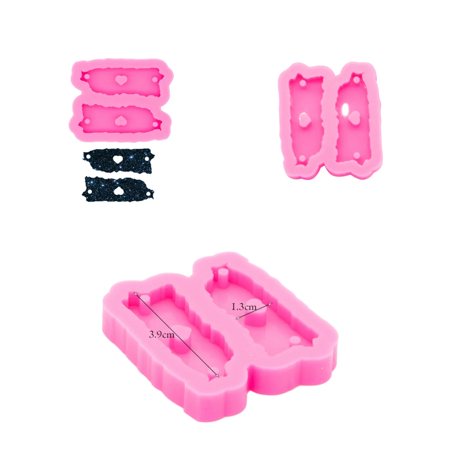 USA 50 State Map Resin Silicone Keychain Mould, Crafts with Epoxy Art Diy DIY Handmade Charms Mold, Mold Chocolate factory