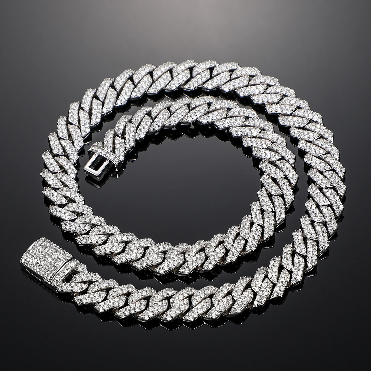 Punk Hip Hop Jewelry - Men's Black Gold Plated Chains