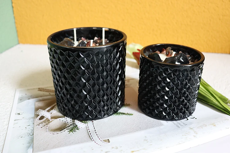 Naturals Hot Sell Soy Wax Scented Candle In Wholesale Scented Luxury Marble Jar Gift Set Candles