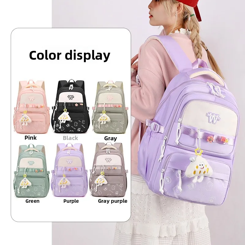 Waterproof Teen School Bag Girls Sac a dos High Quality School Backpack for Teenagers Mochilas Escolares High School Students