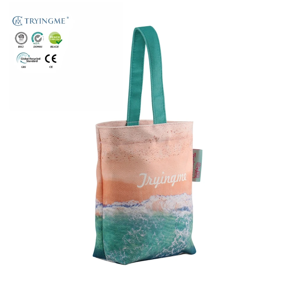High Quality Velvet Foldable Tote Bag Custom Printed Logo Eco-Friendly Shopping Handbag Fashion Pattern for Daily Use