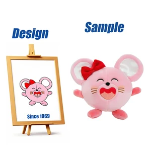 Shengye High Quality Wholesale Stuffed Animal Pink Mouse Plush Toy Pendant Simulation Cute Doll 12CM 15CM 20CM 25CM Plushies Toy
