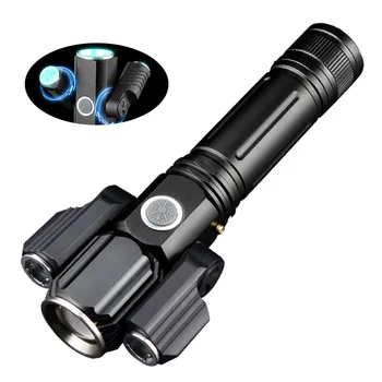Glare Torch Light Multifunctional T6 + XPE Outdoor Night Riding Lighting Waterproof Rechargeable Portable LED Flashlight