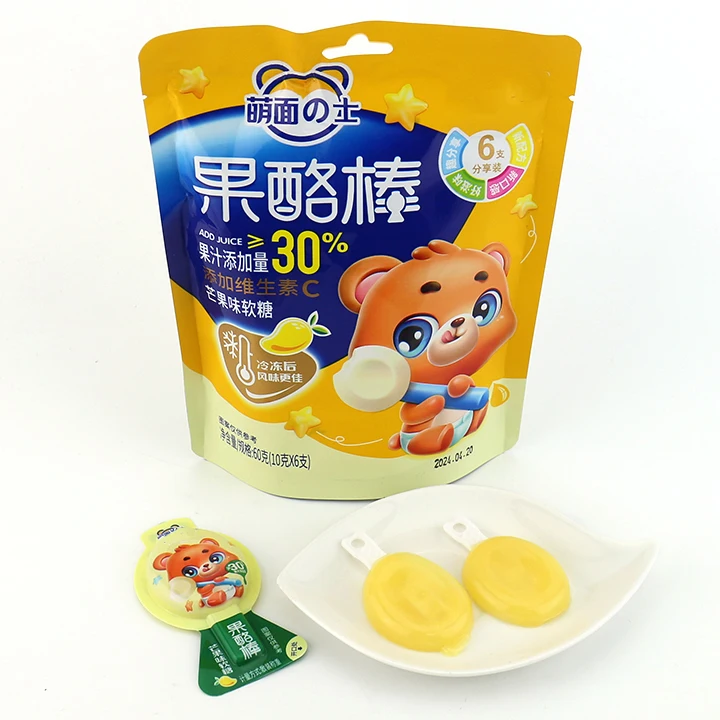 Yogurt lollipop