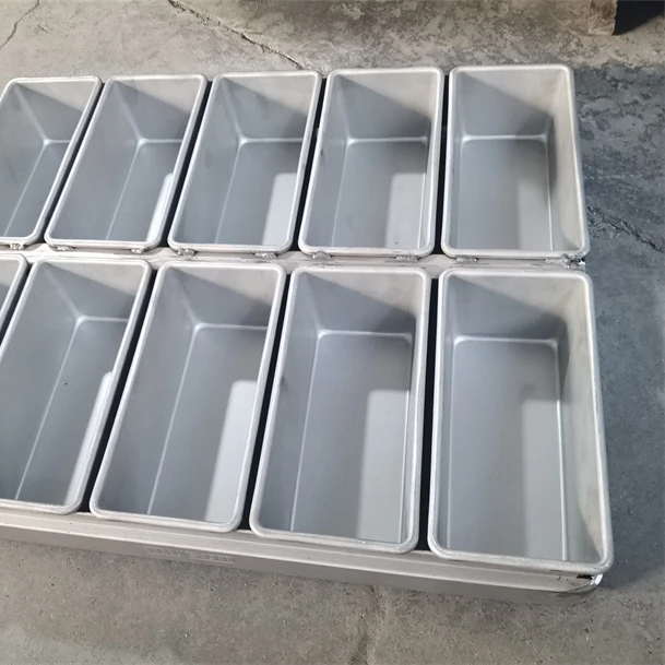Customize Industrial Aluminized Steel Integral 5 Strap Bread Baking Loaf Pans Set Covers