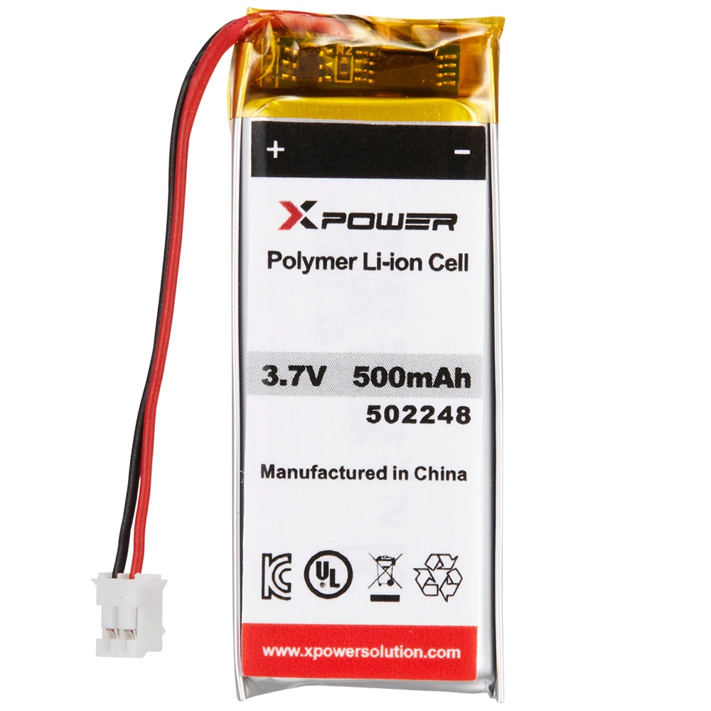 UL Certified 3.7V 500mah Lithium Polymer Battery for Mini Sport Speaker