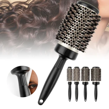 Suspendable Black Blonde Multi-size Curly Non-slip Comfort Bristle Hot Hair Comb for SHANGZHIYI