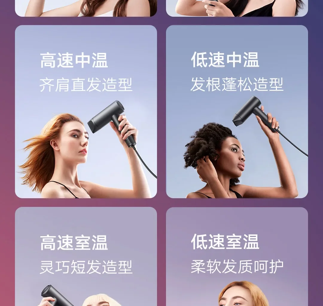 Xiaomi Mi Water ionicヘアドライヤーH700コンパクトサイズ