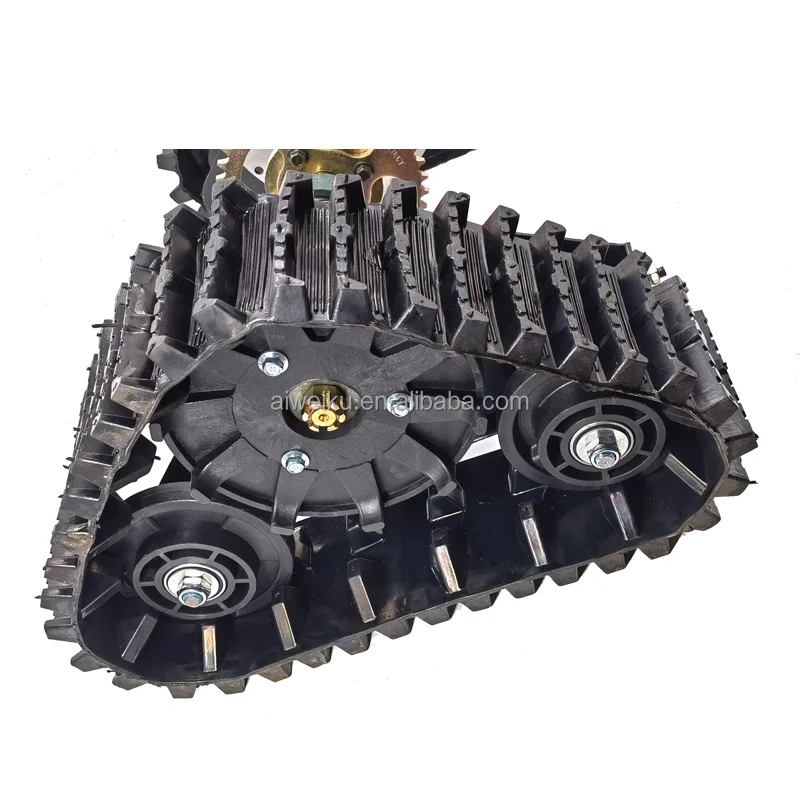 Газовый двигатель Go Kart Karting UTV Багги Quad заднее колесо ATV снег песок снегоход гусеницы в сборе с осью цепь Звездочка тормоз dis