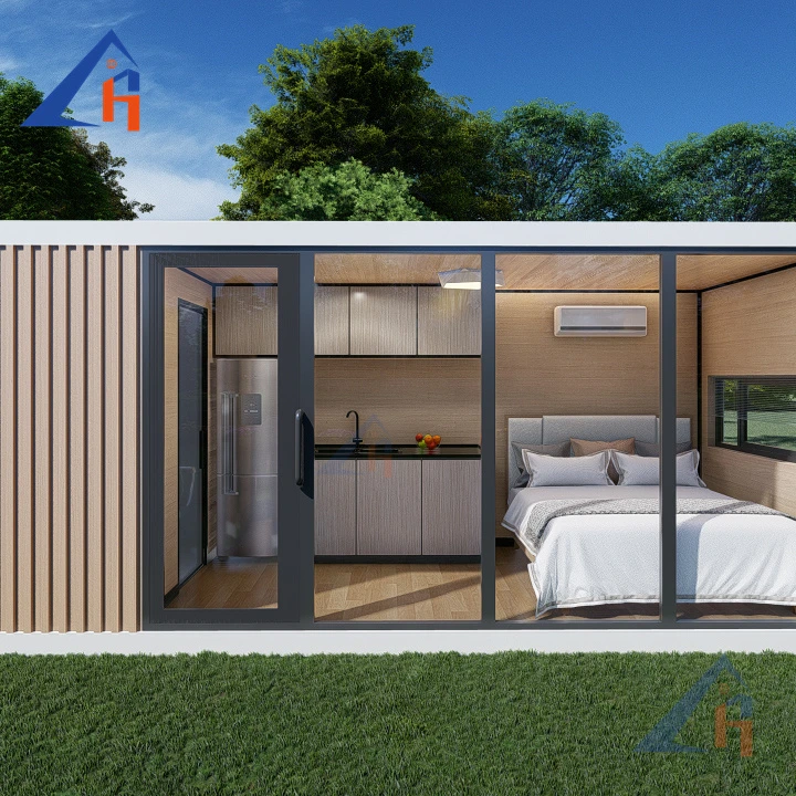 Modular Mobile Prefabricated Steel Tiny Villa Camping Sleep Pod Space Capsule House for Hotel Application