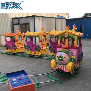 Kiddie Track Train Luxury 14-Seater for Kids Electric Fairground Rides for Shopping Malls and Amusement Parks