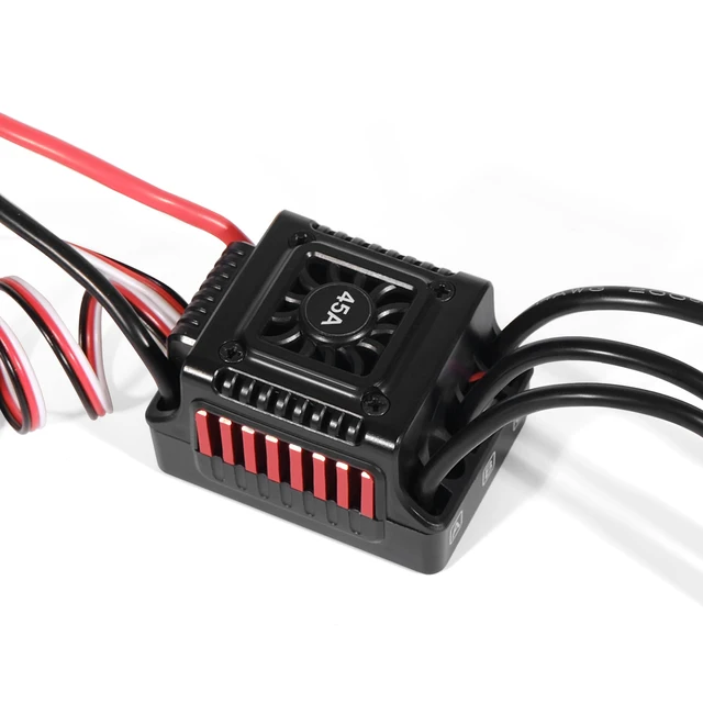 45A 60A RC ESC WSDT-45A WSDT-60A Waterproof Sensorless Brushless ESC with XT60 / T Plug for 1/10 RC Cars