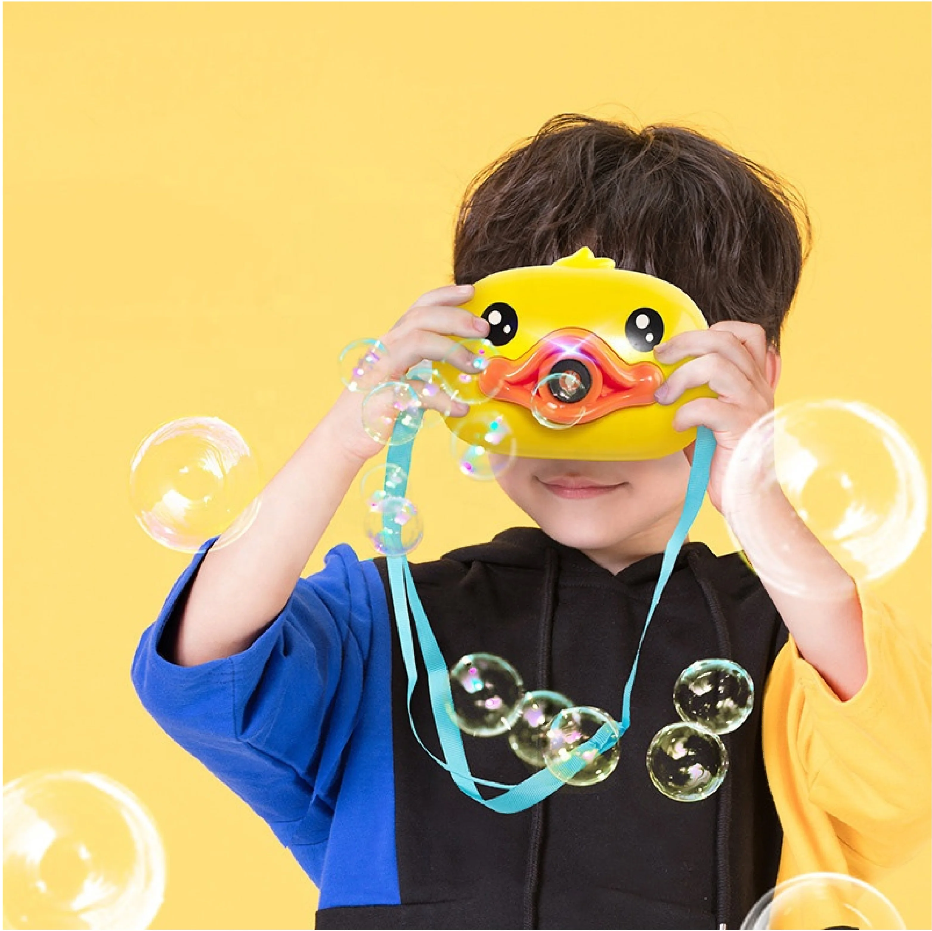 2024 New Product Cow Bubble Camera for Kids With Music and Light Bubble Machine Outdoor Bubble Toys