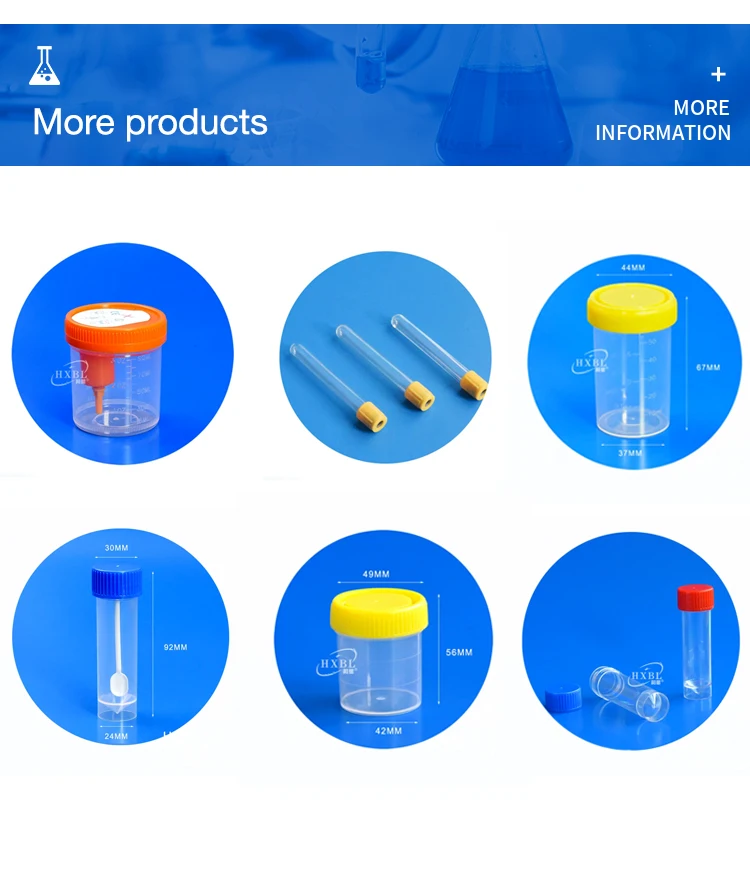 Origin Custom Urine Container Vacuum With External Needle 90ml Urine