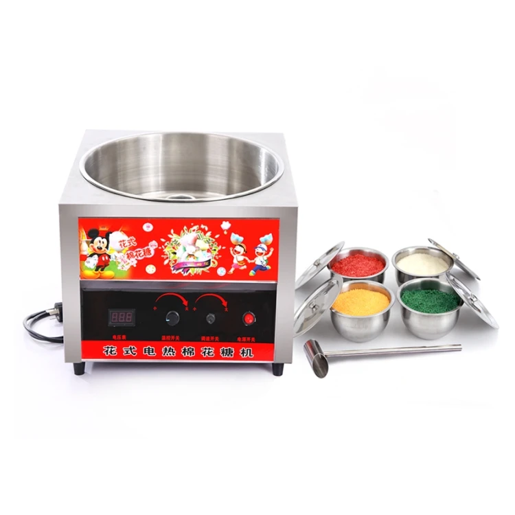 Vending Machine Production Bonbon Marshmallow Head Cotton Candy Gas Machine Full Automatic Cotton Candy Machine
