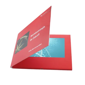 Best video brochure 2021 Gv cards custom quilling paper handmade greeting card video book memory card 4 gb sd