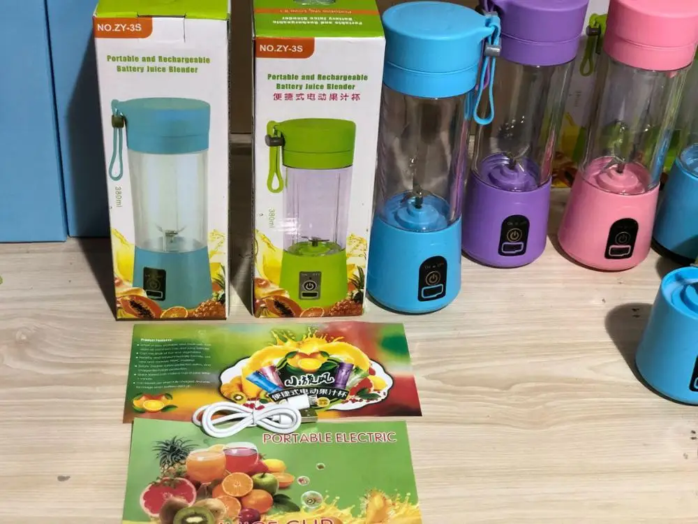 6 Blades Portable Juicer Blender As Seen On Tv Mini Juicer Blender Cup