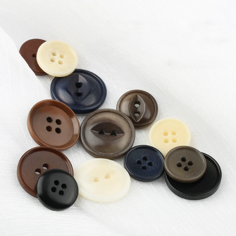 Garment Accessories Sewing Round Natural Corozo Buttons