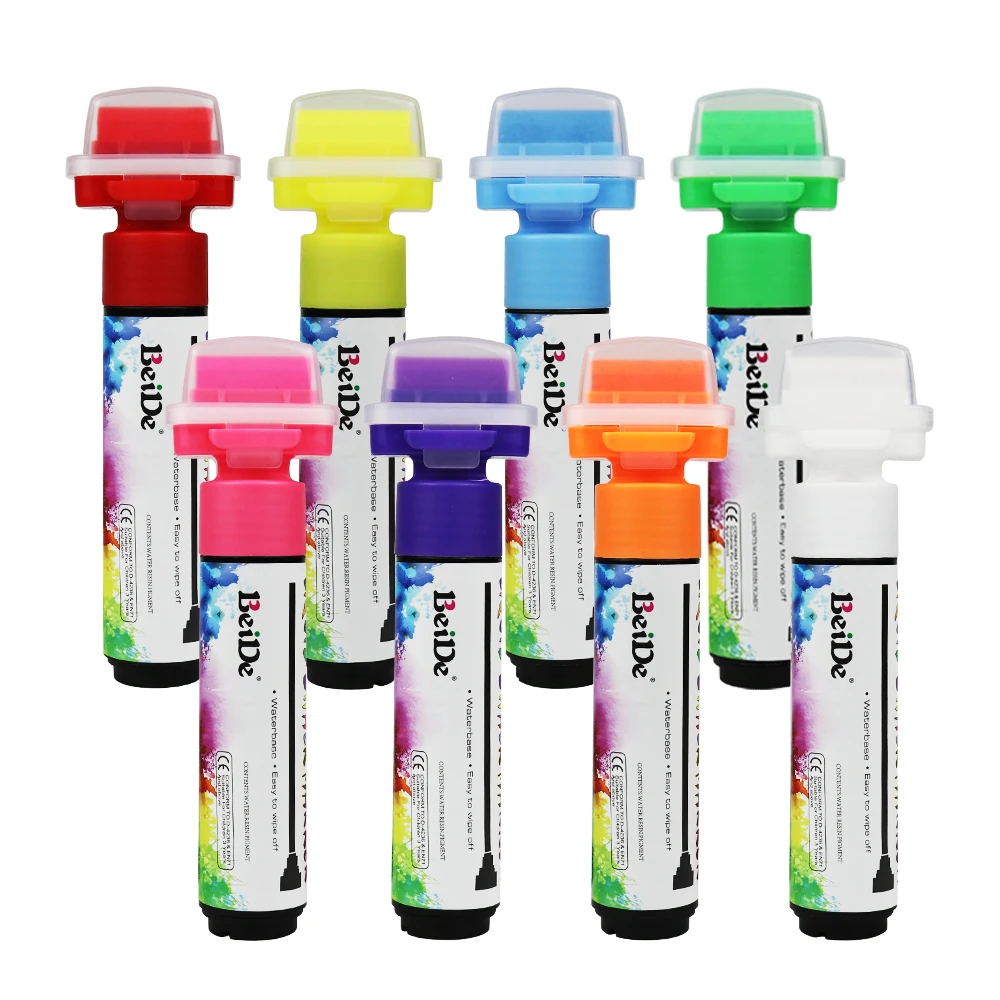 Маркеры для ветрового стекла с широким наконечником 30 мм стираемый маркер жидким