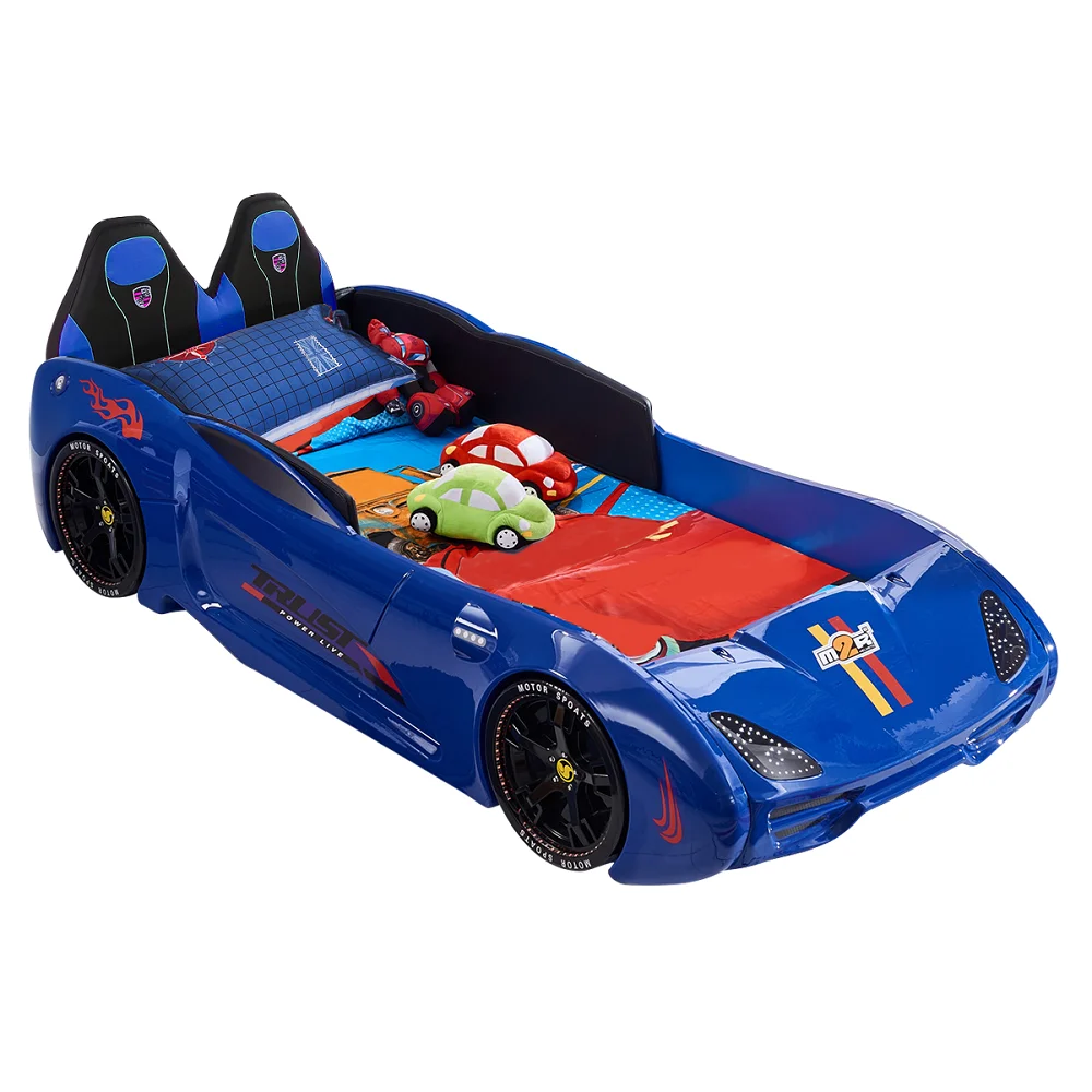 Little Tikes Car Bed,Car Bed With Sounds,Lights And Remote Controller ...