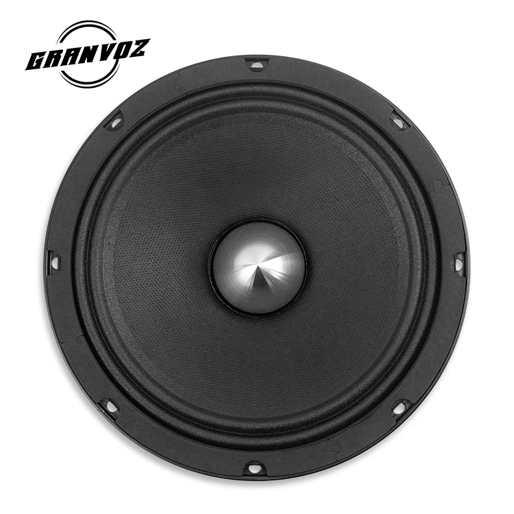 GRANVOZ OEM Pro Bullet Midrange 8 Inch 600Watt Aluminum Frame Car Audio Woofer Loudspeaker