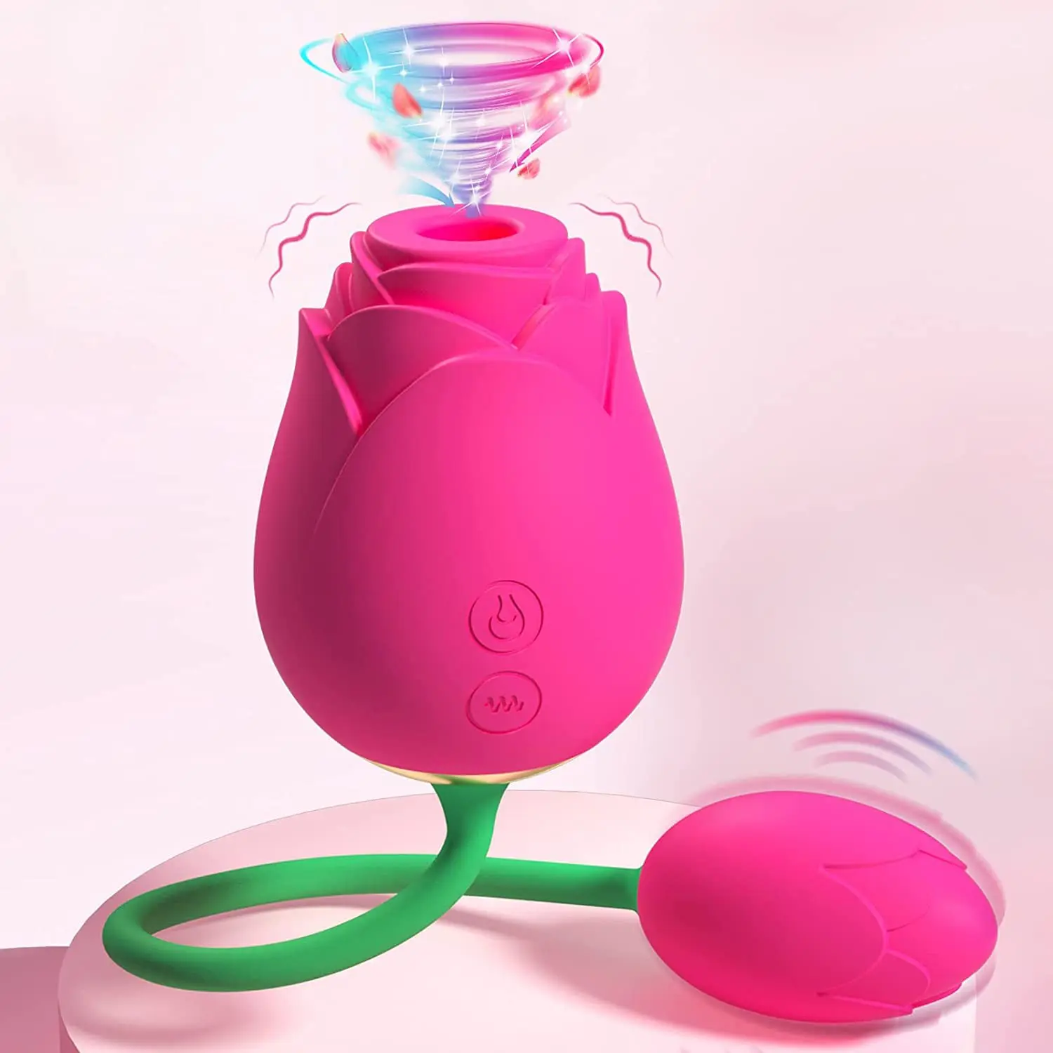 Sucking Clitoral Suction Silicone Sucker Stimulator - 10 Vibration Modes Rose Vibrator for Women, Waterproof and Rechargeable Sucking Clitoral Suction Silicone Sucker Stimulator - 10 Vibration Modes Rose Vibrator for Women, Waterproof and Rechargeable