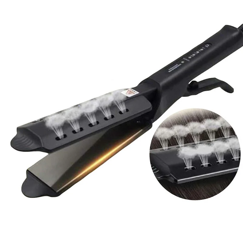 Hot Sales Four gear Temperature Adjustment Ceramic Tourmaline Ionic Flat Iron Best Wide Plate Hair Straightener For Women