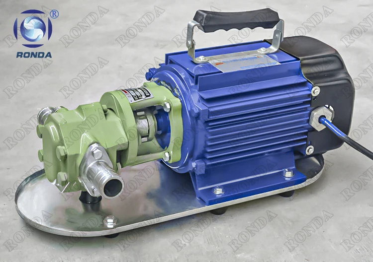 Wcb 110v Portable Double Gear Oil Transfer Pump For Fuel Oil,Chemical