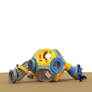 Kids Rock Climbing Wall Outdoor Playground Dome Climber Plastic Children Playing Lldpe,plastic Playground 15-20 Kids >3 Years