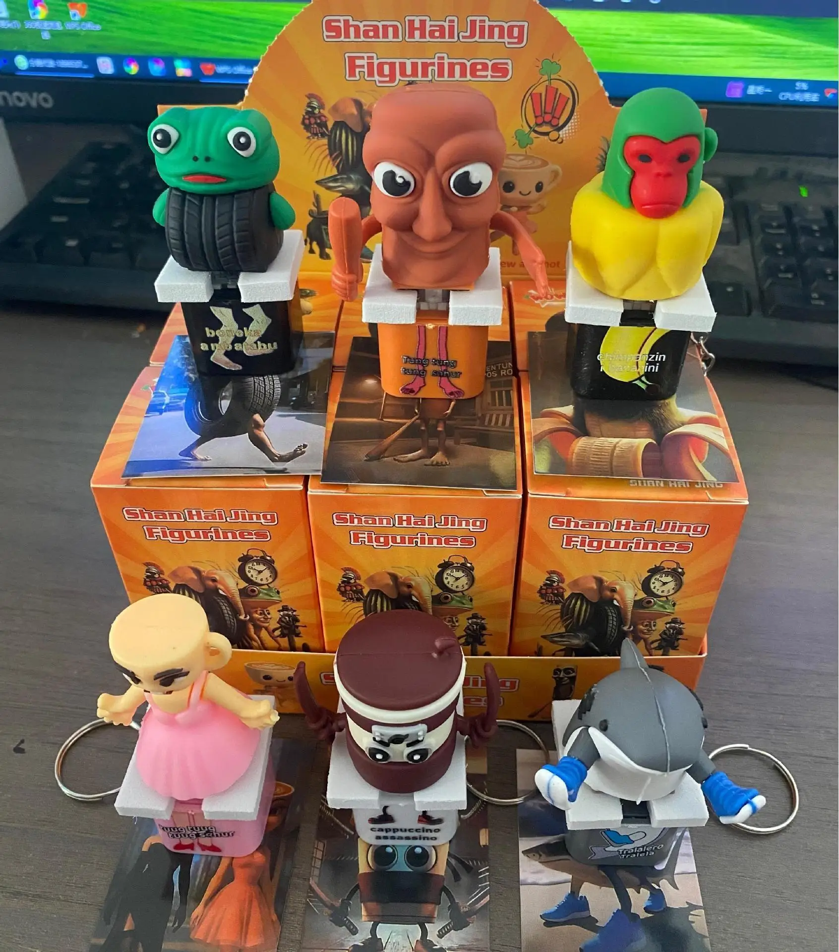 Best-Selling Playable Italian Brainrot Toys Keychain